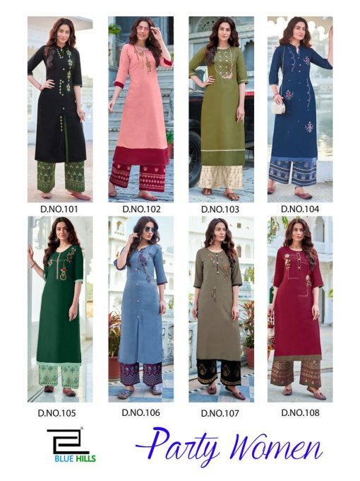 Blue Hills Party Women Kurti with Palazzo Wholesale Catalog 8 Pcs 12 510x680 - Blue Hills Party Women Kurti with Palazzo Wholesale Catalog 8 Pcs