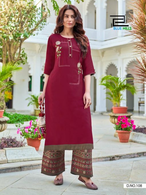 Blue Hills Party Women Kurti with Palazzo Wholesale Catalog 8 Pcs 2 510x680 - Blue Hills Party Women Kurti with Palazzo Wholesale Catalog 8 Pcs