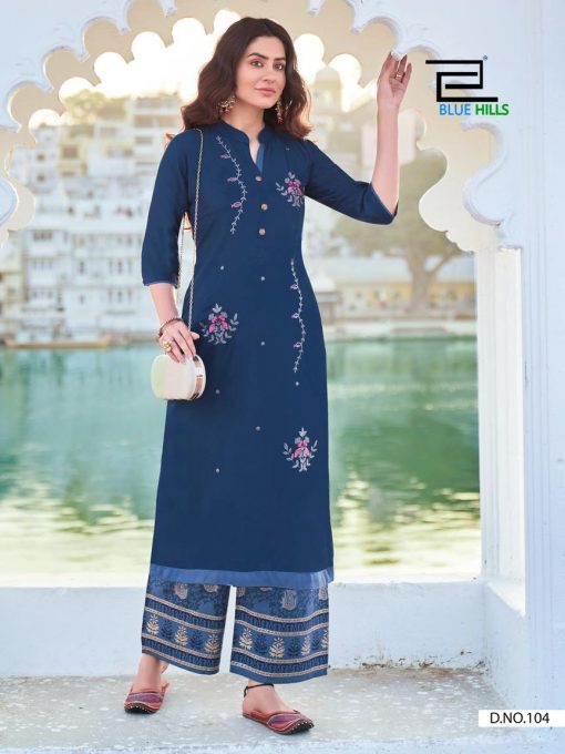 Blue Hills Party Women Kurti with Palazzo Wholesale Catalog 8 Pcs 7 510x680 - Blue Hills Party Women Kurti with Palazzo Wholesale Catalog 8 Pcs