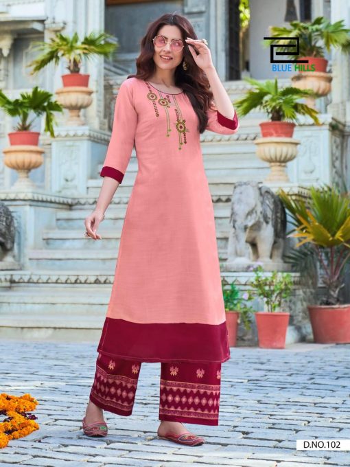 Blue Hills Party Women Kurti with Palazzo Wholesale Catalog 8 Pcs 8 510x680 - Blue Hills Party Women Kurti with Palazzo Wholesale Catalog 8 Pcs