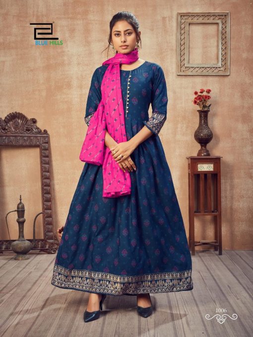 Blue Hills Soul Mate Kurti with Dupatta Wholesale Catalog 8 Pcs 6 510x680 - Blue Hills Soul Mate Kurti with Dupatta Wholesale Catalog 8 Pcs