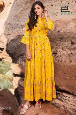 Blue Hills Sunflower Vol 1 Kurti Wholesale Catalog 10 Pcs