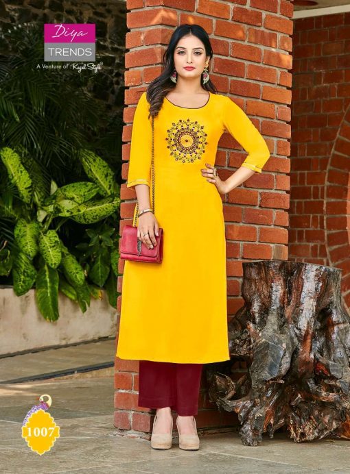 Diya Trends Casual Diaries Vol 1 by Kajal Style Kurti Wholesale Catalog 12 Pcs 10 510x692 - Diya Trends Casual Diaries Vol 1 by Kajal Style Kurti Wholesale Catalog 12 Pcs