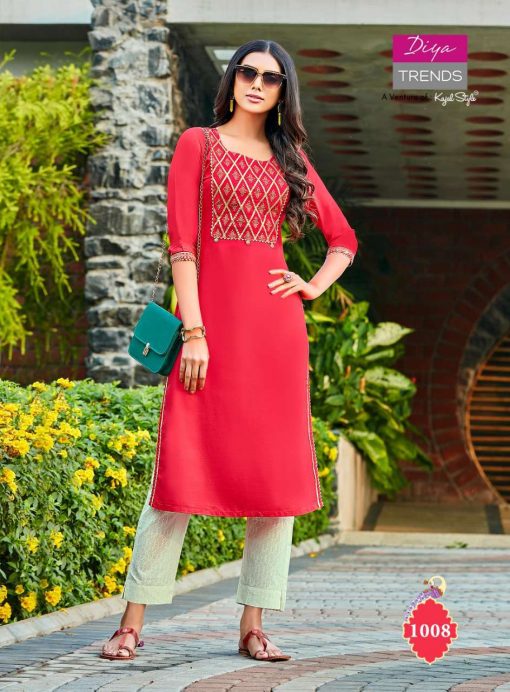 Diya Trends Casual Diaries Vol 1 by Kajal Style Kurti Wholesale Catalog 12 Pcs 11 510x692 - Diya Trends Casual Diaries Vol 1 by Kajal Style Kurti Wholesale Catalog 12 Pcs