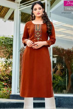 Diya Trends Casual Diaries Vol 1 by Kajal Style Kurti Wholesale Catalog 12 Pcs