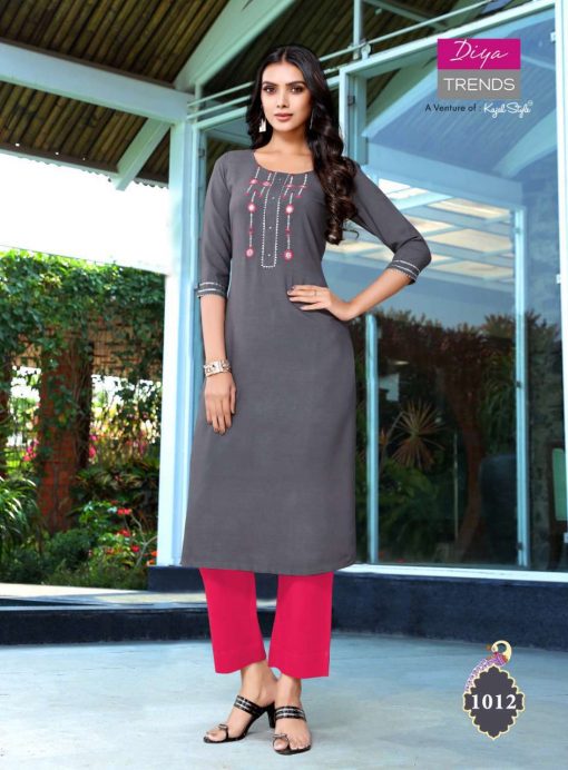 Diya Trends Casual Diaries Vol 1 by Kajal Style Kurti Wholesale Catalog 12 Pcs 3 510x692 - Diya Trends Casual Diaries Vol 1 by Kajal Style Kurti Wholesale Catalog 12 Pcs