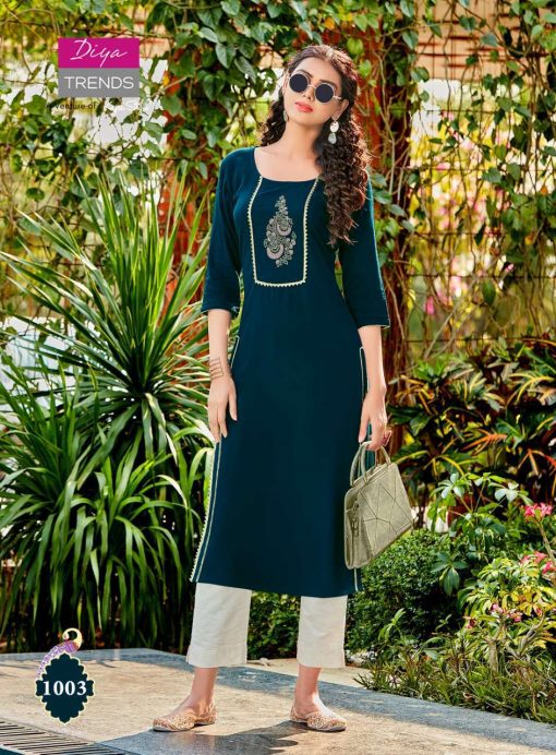 Diya Trends Casual Diaries Vol 1 by Kajal Style Kurti Wholesale Catalog 12 Pcs 5 510x692 - Diya Trends Casual Diaries Vol 1 by Kajal Style Kurti Wholesale Catalog 12 Pcs