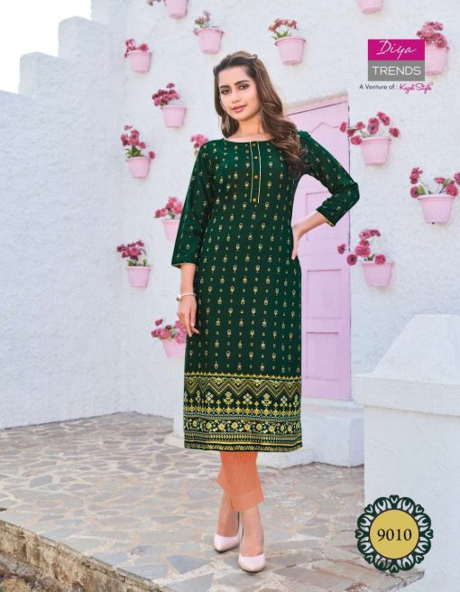 Diya Trends Gardencity Vol 9 by Kajal Style Kurti Wholesale Catalog 20 Pcs 10 510x656 - Diya Trends Gardencity Vol 9 by Kajal Style Kurti Wholesale Catalog 20 Pcs