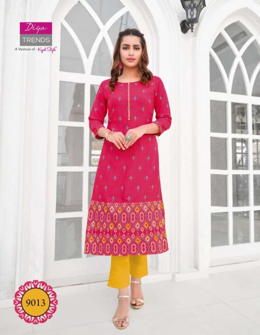 Diya Trends Gardencity Vol 9 by Kajal Style Kurti Wholesale Catalog 20 Pcs 16 510x656 - Diya Trends Gardencity Vol 9 by Kajal Style Kurti Wholesale Catalog 20 Pcs