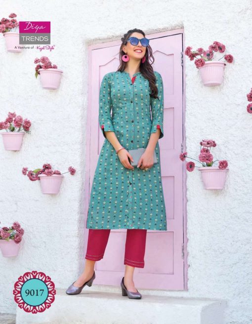 Diya Trends Gardencity Vol 9 by Kajal Style Kurti Wholesale Catalog 20 Pcs 17 510x656 - Diya Trends Gardencity Vol 9 by Kajal Style Kurti Wholesale Catalog 20 Pcs