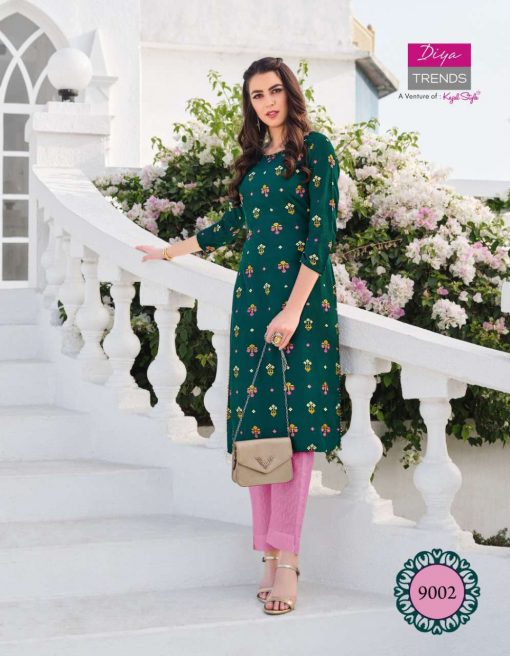 Diya Trends Gardencity Vol 9 by Kajal Style Kurti Wholesale Catalog 20 Pcs 2 510x656 - Diya Trends Gardencity Vol 9 by Kajal Style Kurti Wholesale Catalog 20 Pcs