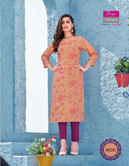 Diya Trends Gardencity Vol 9 by Kajal Style Kurti Wholesale Catalog 20 Pcs 20 510x656 - Diya Trends Gardencity Vol 9 by Kajal Style Kurti Wholesale Catalog 20 Pcs