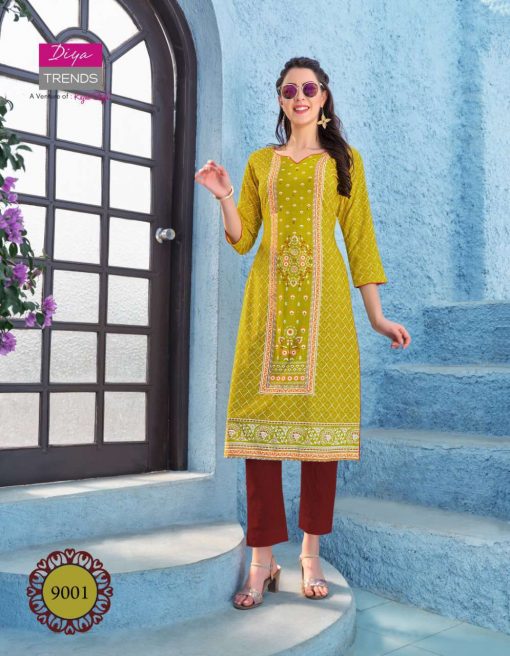 Diya Trends Gardencity Vol 9 by Kajal Style Kurti Wholesale Catalog 20 Pcs 4 510x656 - Diya Trends Gardencity Vol 9 by Kajal Style Kurti Wholesale Catalog 20 Pcs