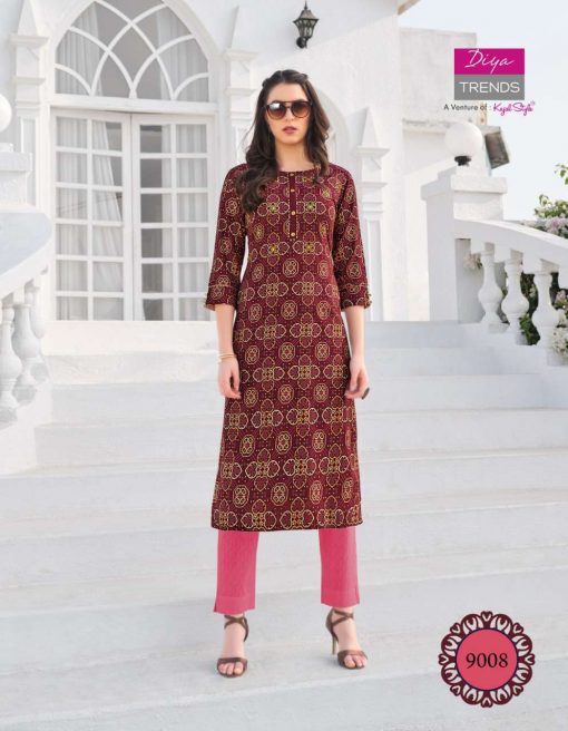 Diya Trends Gardencity Vol 9 by Kajal Style Kurti Wholesale Catalog 20 Pcs 5 510x656 - Diya Trends Gardencity Vol 9 by Kajal Style Kurti Wholesale Catalog 20 Pcs