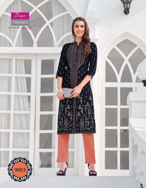 Diya Trends Gardencity Vol 9 by Kajal Style Kurti Wholesale Catalog 20 Pcs 6 510x656 - Diya Trends Gardencity Vol 9 by Kajal Style Kurti Wholesale Catalog 20 Pcs