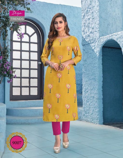 Diya Trends Gardencity Vol 9 by Kajal Style Kurti Wholesale Catalog 20 Pcs 8 510x656 - Diya Trends Gardencity Vol 9 by Kajal Style Kurti Wholesale Catalog 20 Pcs