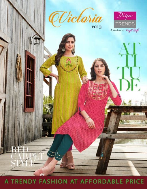 Diya Trends Victoria Vol 3 by Kajal Style Kurti Wholesale Catalog 12 Pcs 1 510x656 - Diya Trends Victoria Vol 3 by Kajal Style Kurti Wholesale Catalog 12 Pcs