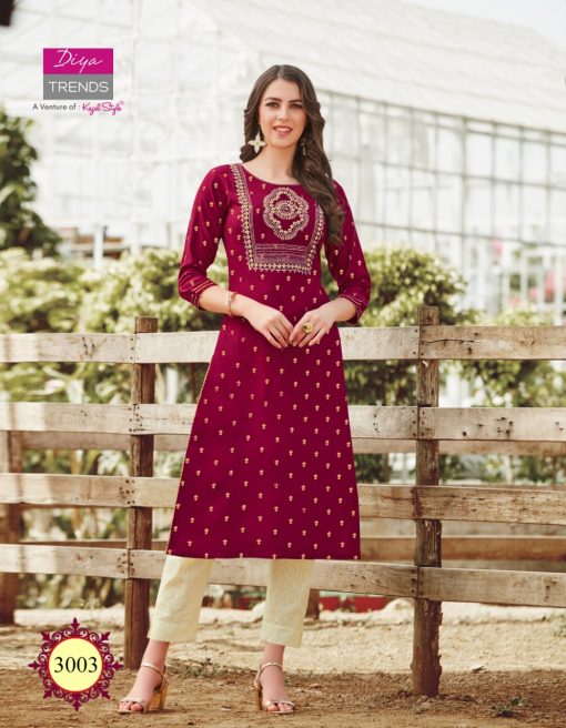 Diya Trends Victoria Vol 3 by Kajal Style Kurti Wholesale Catalog 12 Pcs 4 510x656 - Diya Trends Victoria Vol 3 by Kajal Style Kurti Wholesale Catalog 12 Pcs