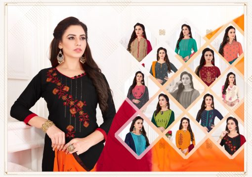 Fashion Floor Saffron Salwar Suit Wholesale Catalog 12 Pcs 12 510x357 - Fashion Floor Saffron Salwar Suit Wholesale Catalog 12 Pcs