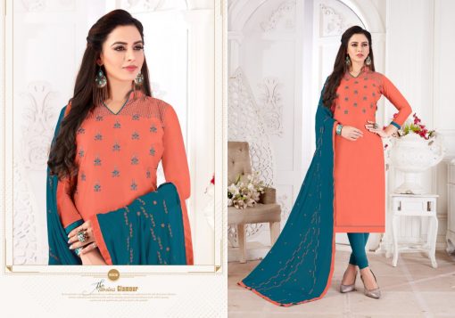 Fashion Floor Saffron Salwar Suit Wholesale Catalog 12 Pcs 13 510x357 - Fashion Floor Saffron Salwar Suit Wholesale Catalog 12 Pcs