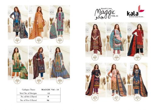 Kala Maggic Vol 14 Salwar Suit Wholesale Catalog 12 Pcs 13 510x364 - Kala Maggic Vol 14 Salwar Suit Wholesale Catalog 12 Pcs