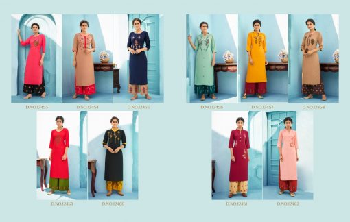 Kalaroop Milka By Kessi Kurti with Palazzo Wholesale Catalog 10 Pcs 13 510x324 - Kalaroop Milka By Kessi Kurti with Palazzo Wholesale Catalog 10 Pcs