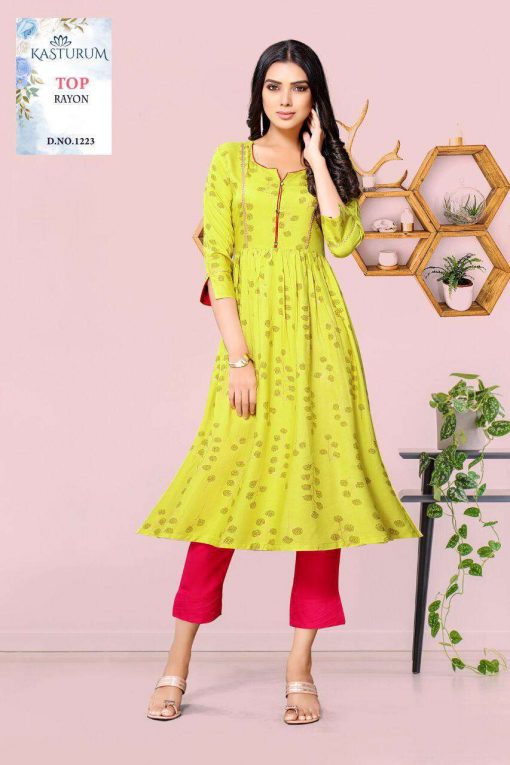 Kasturam Vol 2 by Kajal Style Kurti Wholesale Catalog 7 Pcs 3 510x765 - Kasturam Vol 2 by Kajal Style Kurti Wholesale Catalog 7 Pcs