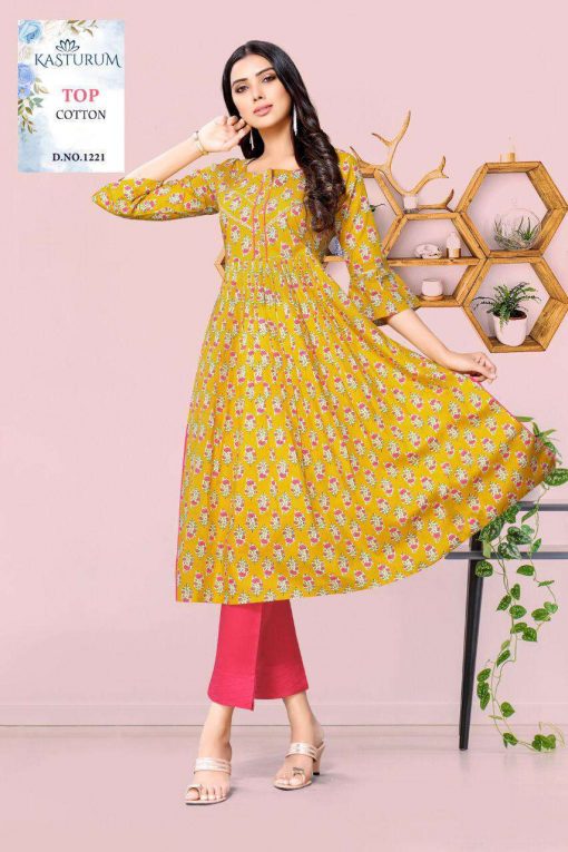 Kasturam Vol 2 by Kajal Style Kurti Wholesale Catalog 7 Pcs 5 510x765 - Kasturam Vol 2 by Kajal Style Kurti Wholesale Catalog 7 Pcs