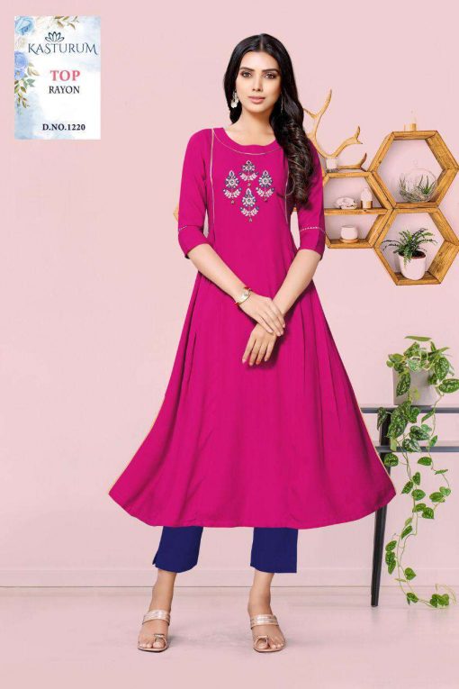 Kasturam Vol 2 by Kajal Style Kurti Wholesale Catalog 7 Pcs 6 510x765 - Kasturam Vol 2 by Kajal Style Kurti Wholesale Catalog 7 Pcs