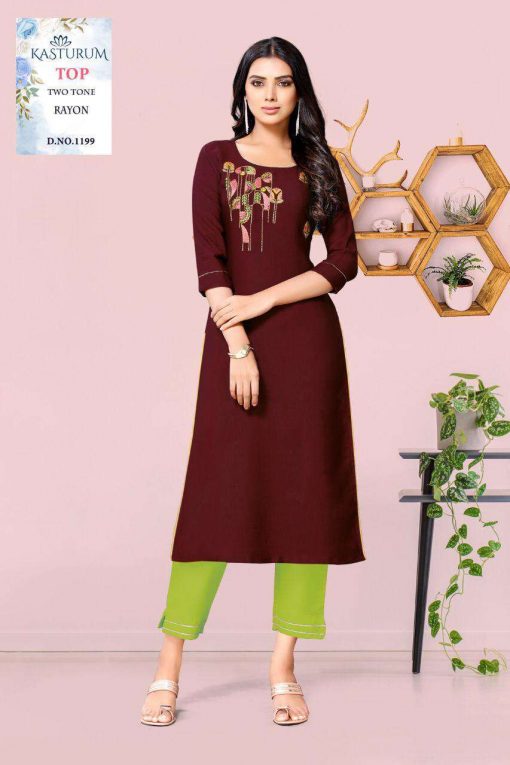 Kasturam Vol 3 by Kajal Style Kurti Wholesale Catalog 8 Pcs 1 510x765 - Kasturam Vol 3 by Kajal Style Kurti Wholesale Catalog 8 Pcs