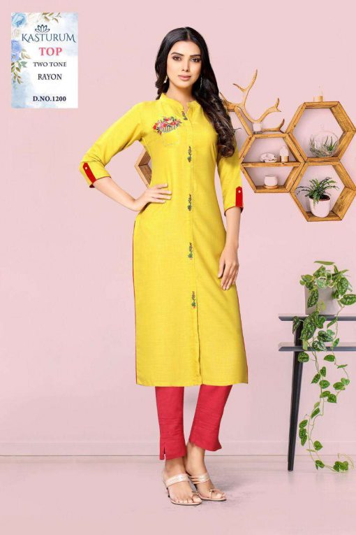 Kasturam Vol 3 by Kajal Style Kurti Wholesale Catalog 8 Pcs 5 510x765 - Kasturam Vol 3 by Kajal Style Kurti Wholesale Catalog 8 Pcs