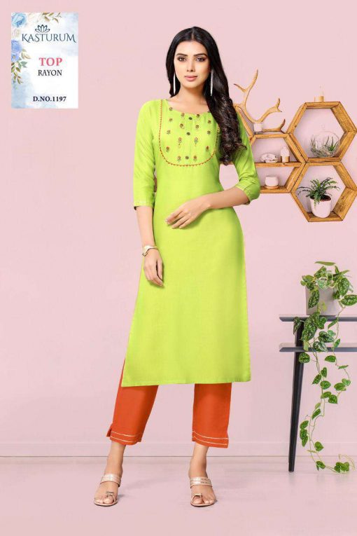 Kasturam Vol 3 by Kajal Style Kurti Wholesale Catalog 8 Pcs 6 510x765 - Kasturam Vol 3 by Kajal Style Kurti Wholesale Catalog 8 Pcs