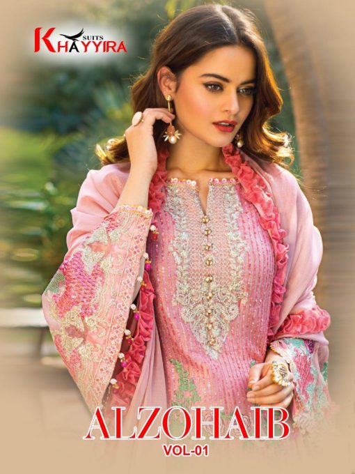 Khayyira Alzohaib Vol 1 Salwar Suit Wholesale Catalog 4 Pcs 1 510x680 - Khayyira Alzohaib Vol 1 Salwar Suit Wholesale Catalog 4 Pcs