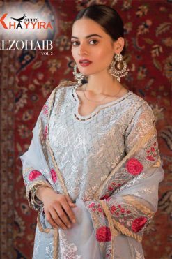 Khayyira Alzohaib Vol 2 Salwar Suit Wholesale Catalog 4 Pcs 247x371 - Khayyira Alzohaib Vol 2 Salwar Suit Wholesale Catalog 4 Pcs