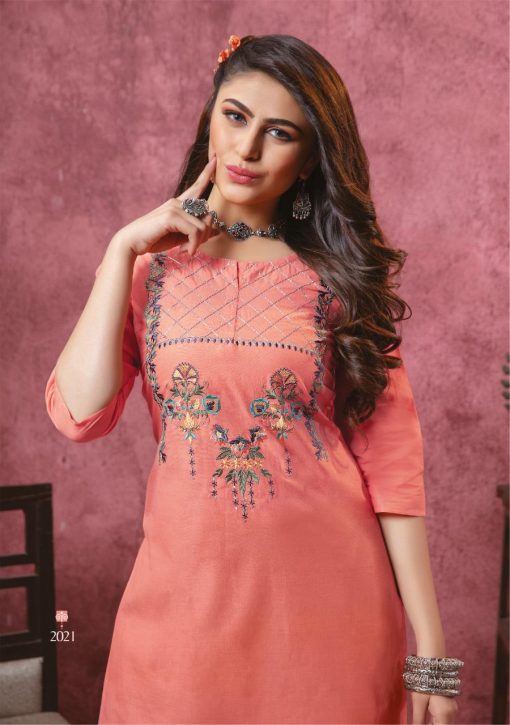 Kiana Bindia Vol 2 Kurti with Pant Wholesale Catalog 8 Pcs 13 510x725 - Kiana Bindia Vol 2 Kurti with Pant Wholesale Catalog 8 Pcs