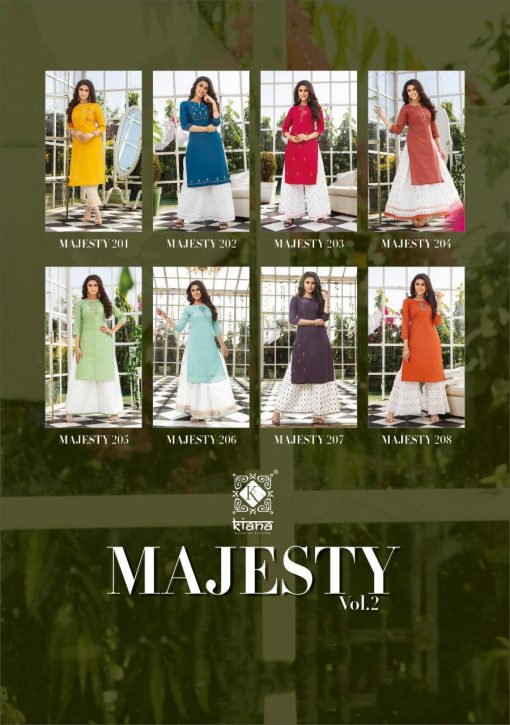 Kiana Majesty Vol 2 Kurti with Palazzo Skirt Sharara Pant Wholesale Catalog 8 Pcs 10 510x725 - Kiana Majesty Vol 2 Kurti with Palazzo Skirt Sharara Pant Wholesale Catalog 8 Pcs