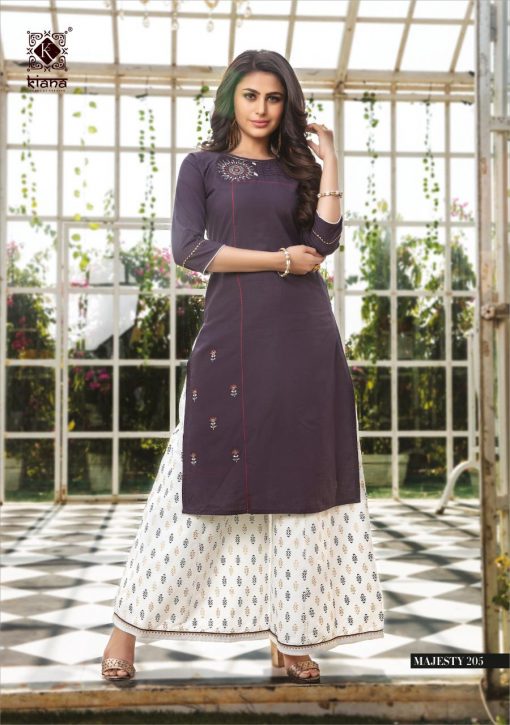 Kiana Majesty Vol 2 Kurti with Palazzo Skirt Sharara Pant Wholesale Catalog 8 Pcs 8 510x725 - Kiana Majesty Vol 2 Kurti with Palazzo Skirt Sharara Pant Wholesale Catalog 8 Pcs