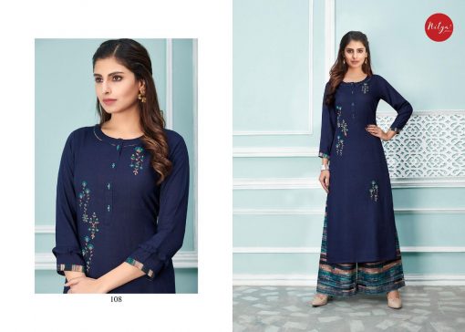 Lt Fabrics Nitya Glory Kurti with Palazzo Pant Wholesale Catalog 8 Pcs 11 510x364 - Lt Fabrics Nitya Glory Kurti with Palazzo Pant Wholesale Catalog 8 Pcs