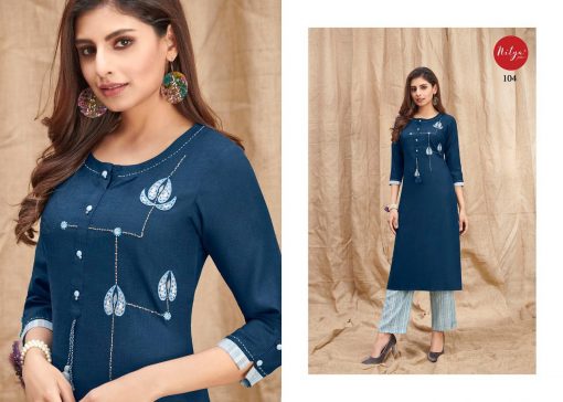 Lt Fabrics Nitya Melody Kurti with Palazzo Wholesale Catalog 8 Pcs 5 510x364 - Lt Fabrics Nitya Melody Kurti with Palazzo Wholesale Catalog 8 Pcs