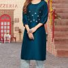 Luxuria Sitara Kurti with Pant Wholesale Catalog 5 Pcs