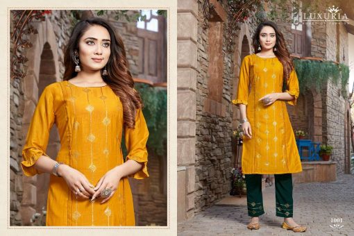 Luxuria Sitara Kurti with Pant Wholesale Catalog 5 Pcs 2 510x340 - Luxuria Sitara Kurti with Pant Wholesale Catalog 5 Pcs