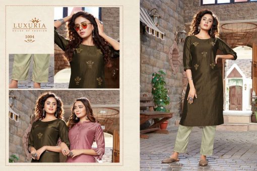 Luxuria Sitara Kurti with Pant Wholesale Catalog 5 Pcs 3 510x340 - Luxuria Sitara Kurti with Pant Wholesale Catalog 5 Pcs