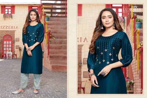 Luxuria Sitara Kurti with Pant Wholesale Catalog 5 Pcs 5 510x340 - Luxuria Sitara Kurti with Pant Wholesale Catalog 5 Pcs