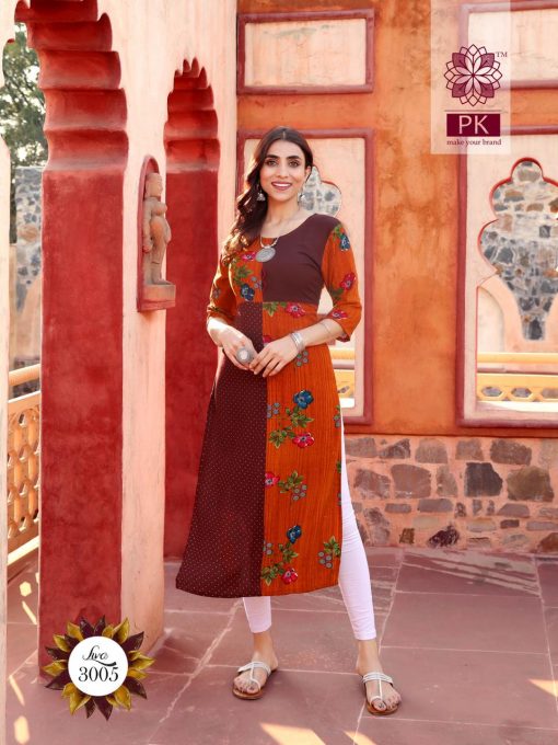 Pk Fashion Liva Vol 3 Kurti Wholesale Catalog 13 Pcs 11 510x680 - Pk Fashion Liva Vol 3 Kurti Wholesale Catalog 13 Pcs