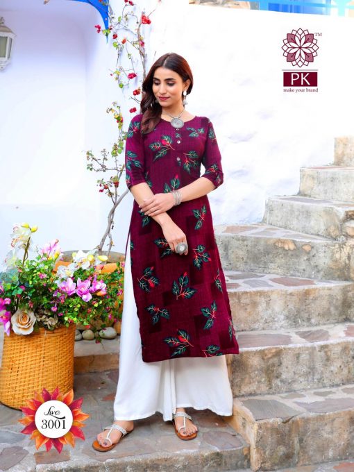 Pk Fashion Liva Vol 3 Kurti Wholesale Catalog 13 Pcs 3 510x680 - Pk Fashion Liva Vol 3 Kurti Wholesale Catalog 13 Pcs