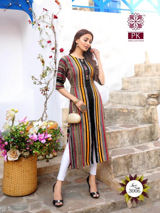 Pk Fashion Liva Vol 3 Kurti Wholesale Catalog 13 Pcs 6 510x680 - Pk Fashion Liva Vol 3 Kurti Wholesale Catalog 13 Pcs