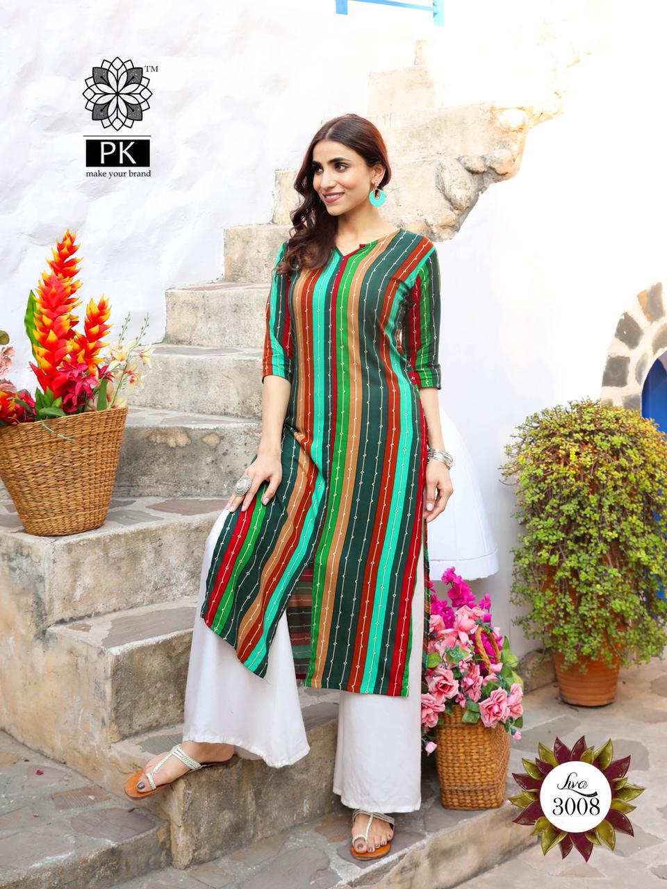 MAYRA ROOHI NEW HEAVY FANCY DESIGNER VISCOSE RAYON LIVA APPROVED MACHINE  PRINTED WESTERN WEAR TUNIC COLLECTION WHOLESALER
