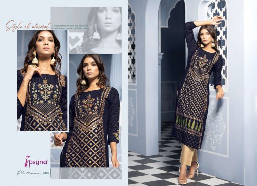 Psyna Platinum Vol 3 Kurti Wholesale Catalog 10 Pcs 6 510x369 - Psyna Platinum Vol 3 Kurti Wholesale Catalog 10 Pcs