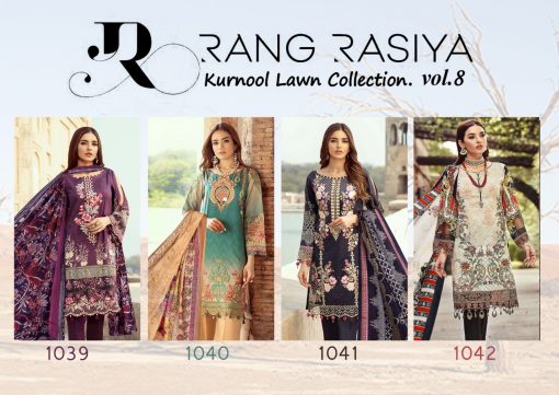 Rang Rasiya Kurnool Lawn Collection Vol 8 Salwar Suit Wholesale Catalog 4 Pcs 9 510x361 - Rang Rasiya Kurnool Lawn Collection Vol 8 Salwar Suit Wholesale Catalog 4 Pcs