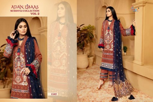 Shree Fabs Adan Libaas Schiffli Collection Vol 2 Salwar Suit Wholesale Catalog 6 Pcs 5 510x340 - Shree Fabs Adan Libaas Schiffli Collection Vol 2 Salwar Suit Wholesale Catalog 6 Pcs